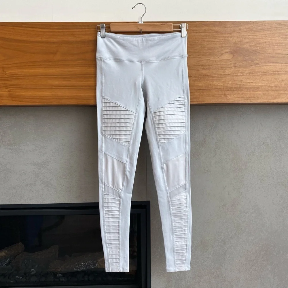 ALO Yoga Women’s Motion Mesh Panel Leggings Size S